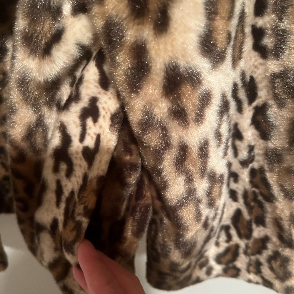 INC international concepts- faux fur jacket size large - Picture 7 of 7